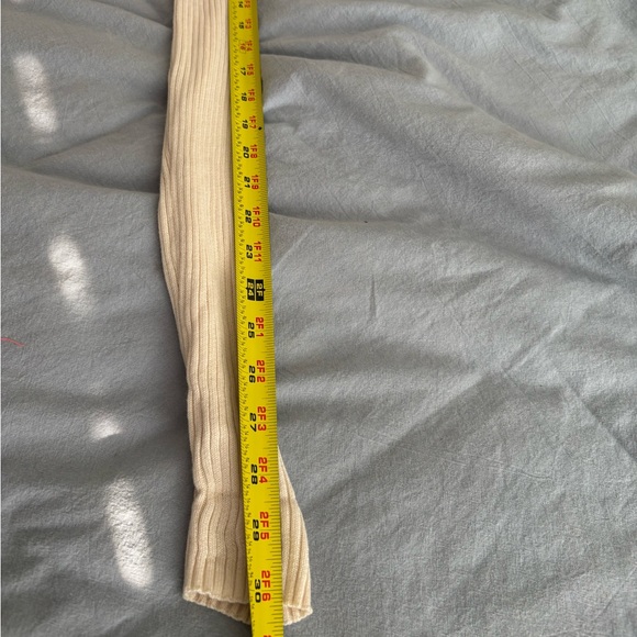 Reformation Wrap Sweater Size XS, Tencel/Linen Lightweight, Cream, EUC - Picture 15 of 16